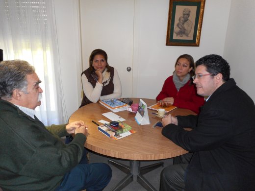Magistrates from the State of Ecuador visit the IIN