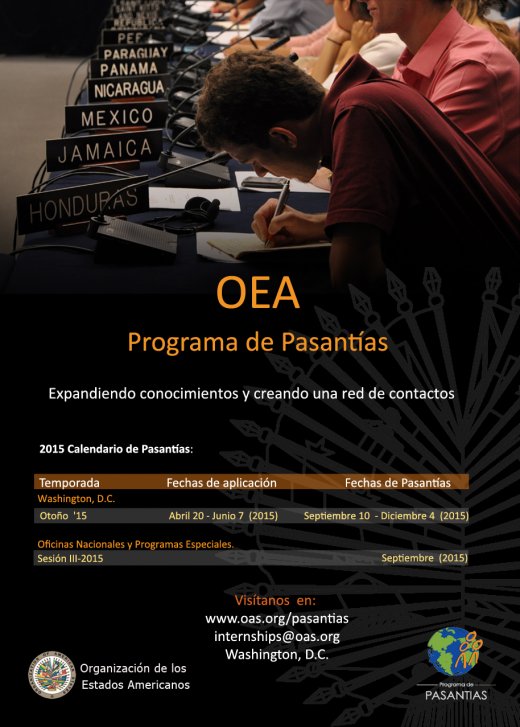 Realiza tu pasantía en el IIN-OEA