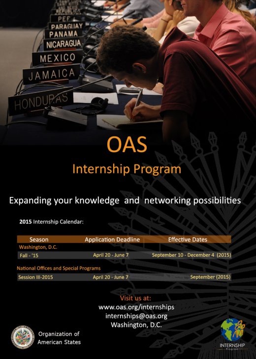 Call for Internships of the Office IIN-OAS