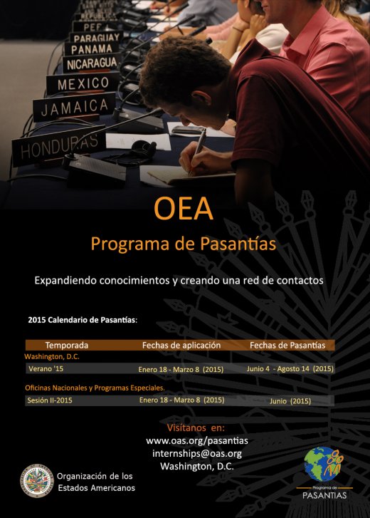 Realiza tu pasantía en el IIN-OEA