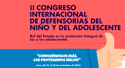 II Congreso Internacional de Defensorías del Niño y del Adolescente