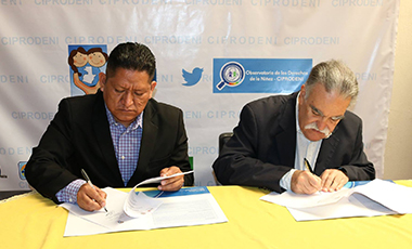CIPRODENI y el Instituto Interamericano del Niño, la Niña y Adolescentes de la OEA firman Acuerdo de Cooperación