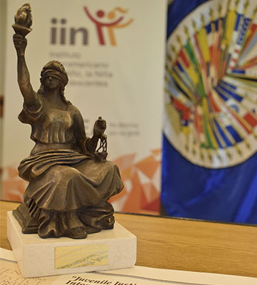 The Inter-American Children’s Institute receives the ‘Juvenile Justice Without Borders’ International Award