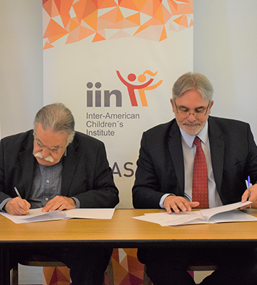 Convenio de cooperación entre el IIN y el IPPDH